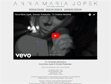 Tablet Screenshot of anna-maria-jopek.com